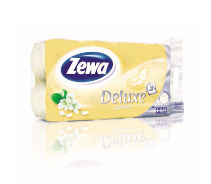 Zewa toalettpapír Deluxe 3 rétegű 8 tekercs jasmine